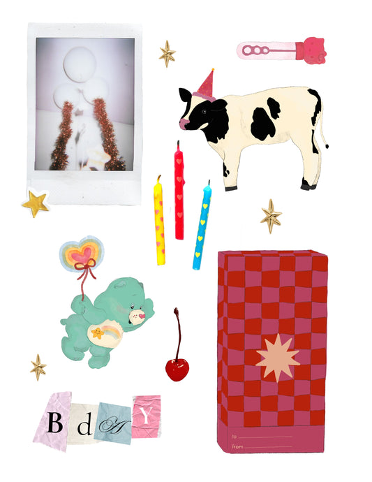 Birthday sticker sheet 🎈🎀
